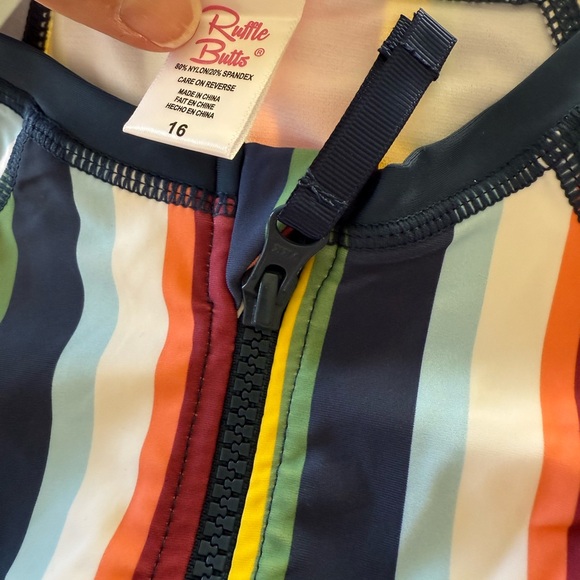 EUC RUFFLEBUTTS SWIM SIZE 16 - Picture 2 of 3